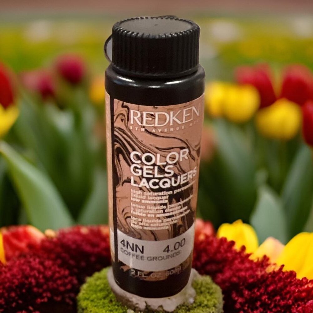 Redken Color Gels Lacquers Permanent Liquid Color 2 oz_ 4NN_CoffeeGround